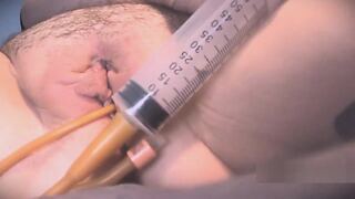 Bladder front w catheter, tampon, shagging herself w vibe (MV teaser)