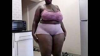 African Plus-size combined relating more immense bowels walk-on more hips